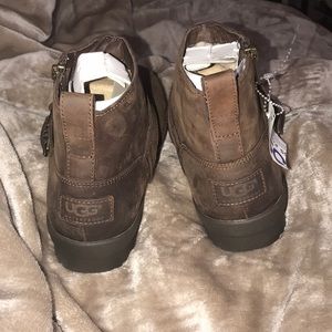 Brown Ugg ankle boots